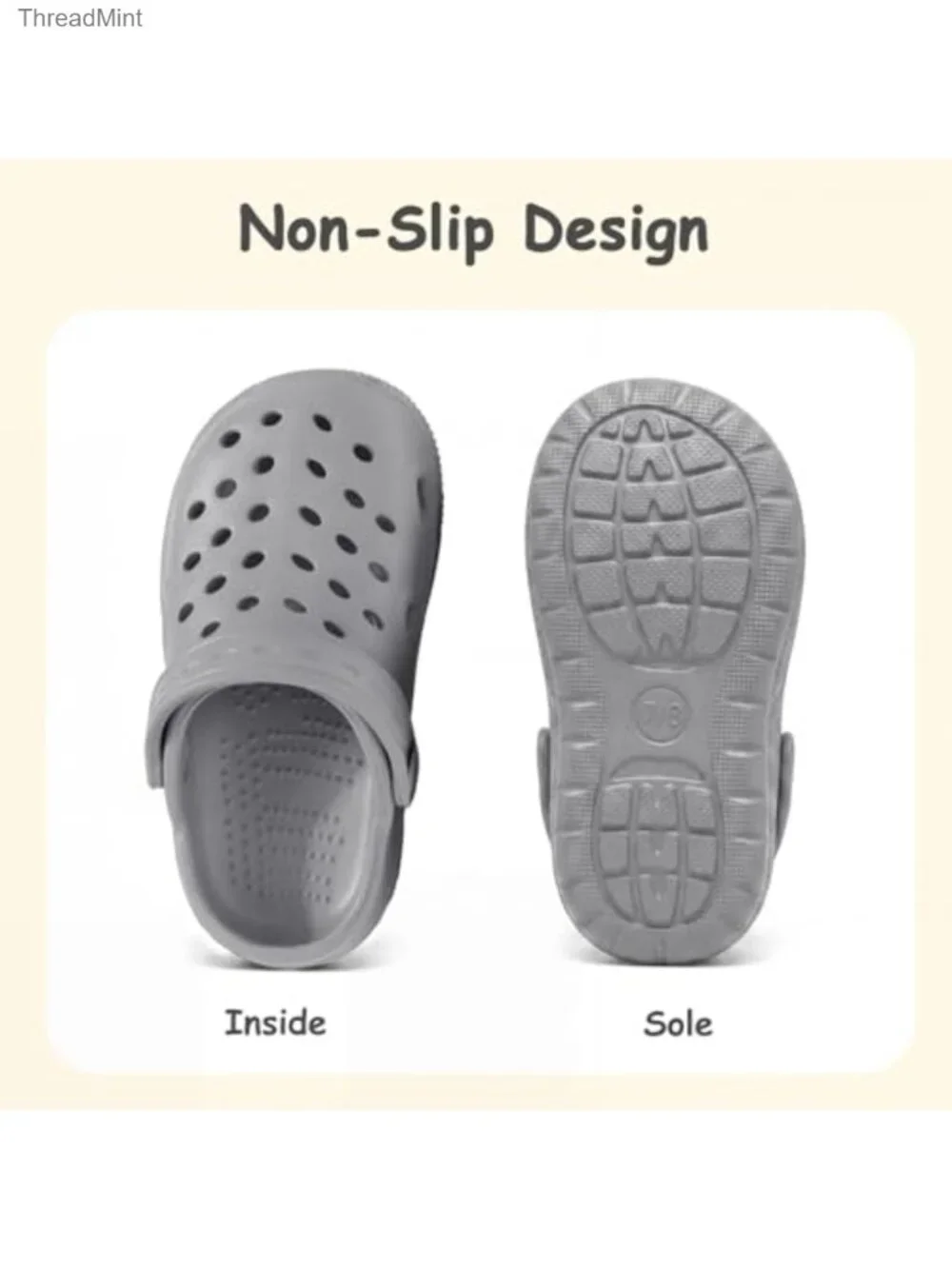 Toddler Girls Boys Water Shoes Clogs Sandals Slides EVA Non-Slip Summer